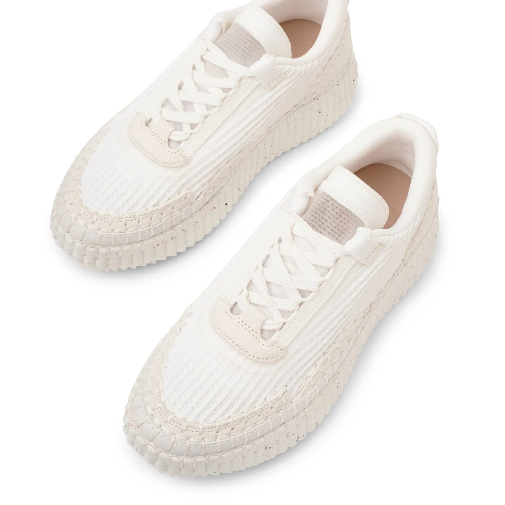 Nama white mesh sneakers