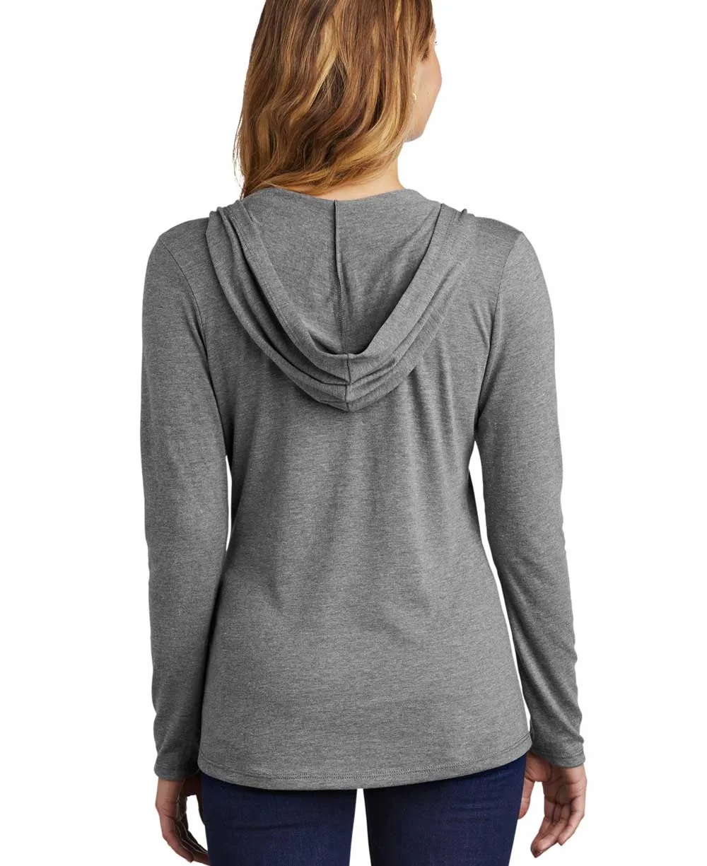 Namaste Penguin Long Sleeve Lightweight Hooded Tee