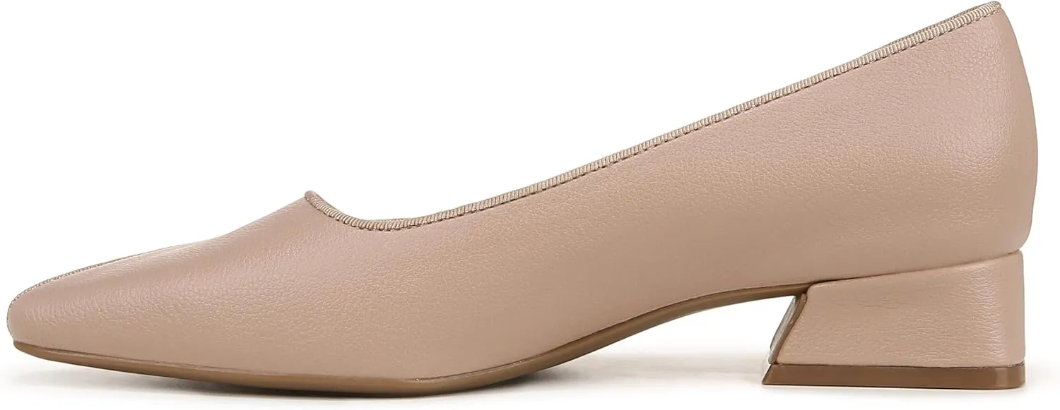 Naturalizer Womens Georgia Pointed Toe Low Block Heel Pump