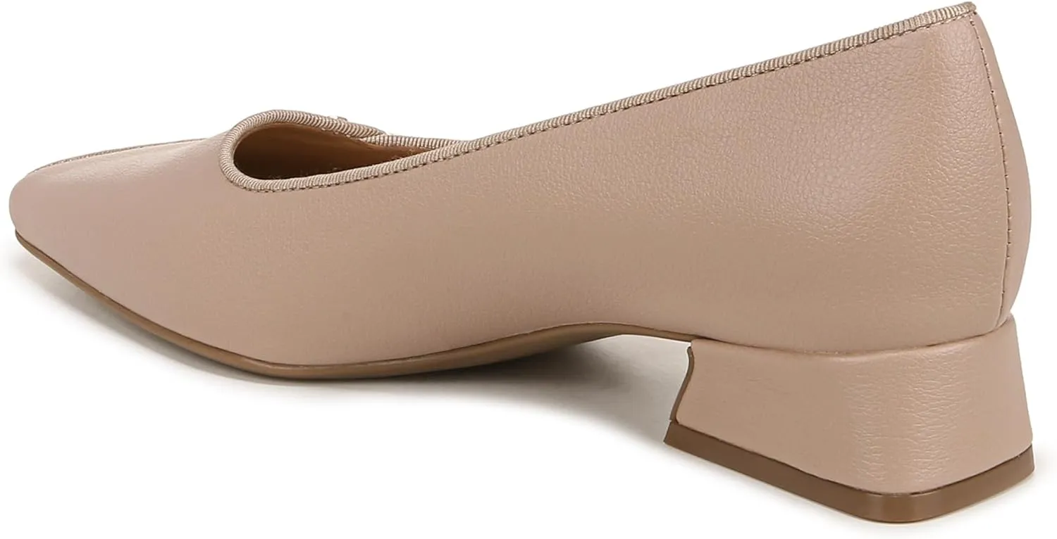Naturalizer Womens Georgia Pointed Toe Low Block Heel Pump