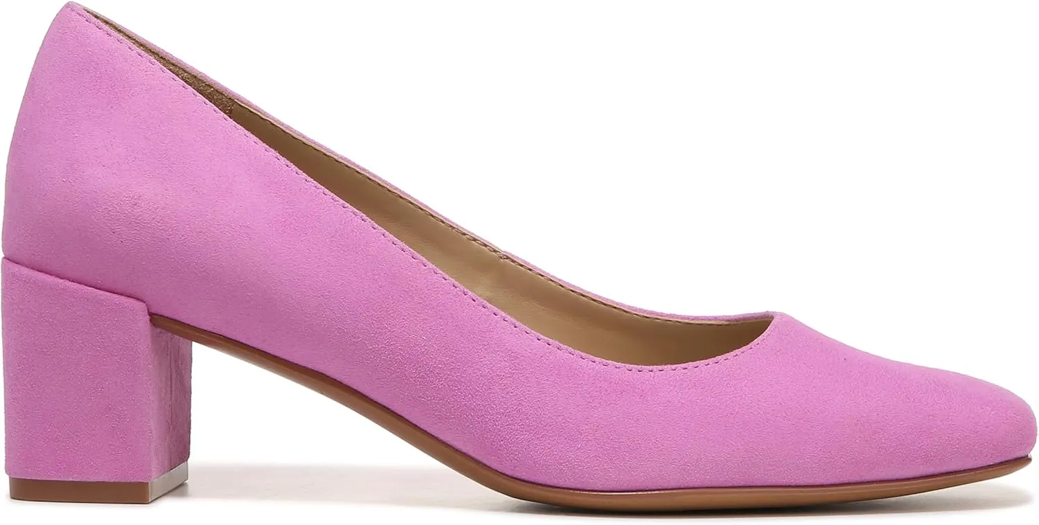 Naturalizer Women's Karina Low Block Heel Square Toe Pump