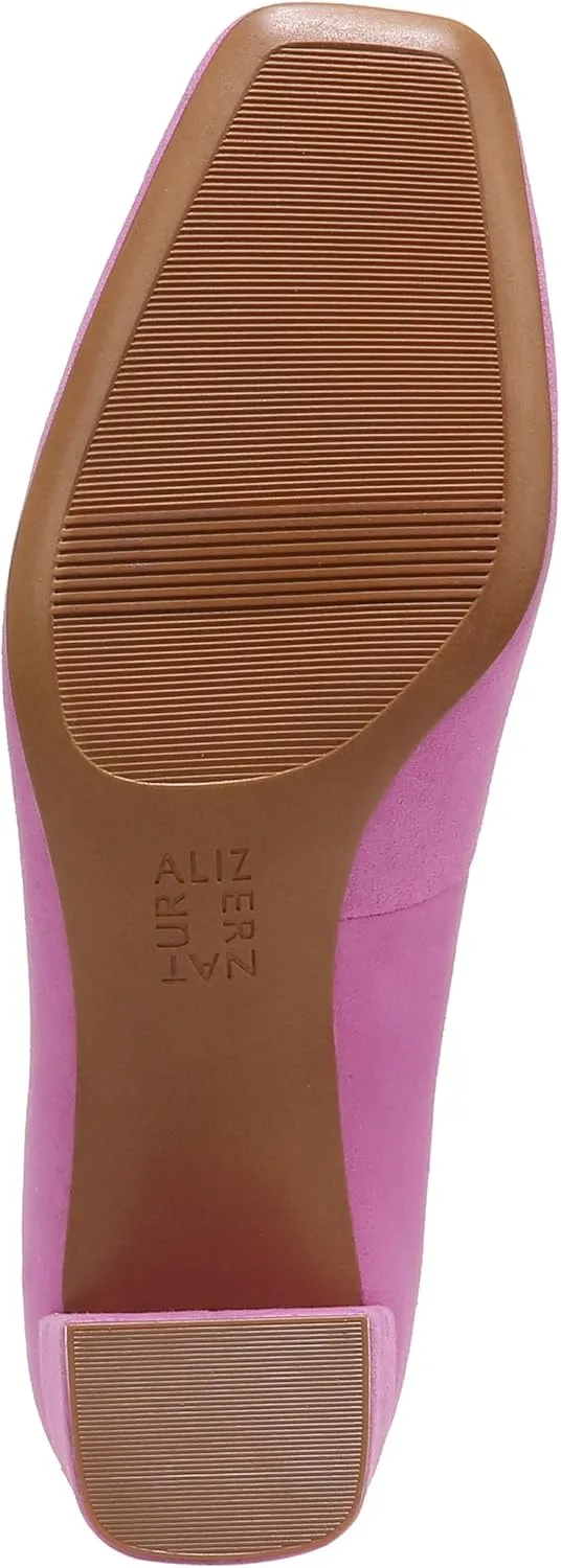 Naturalizer Women's Karina Low Block Heel Square Toe Pump