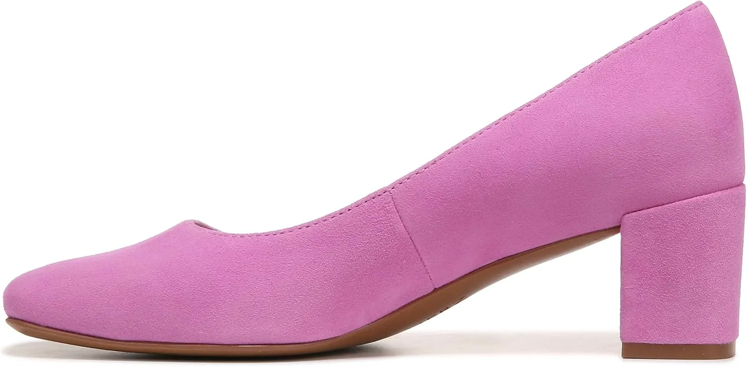 Naturalizer Women's Karina Low Block Heel Square Toe Pump