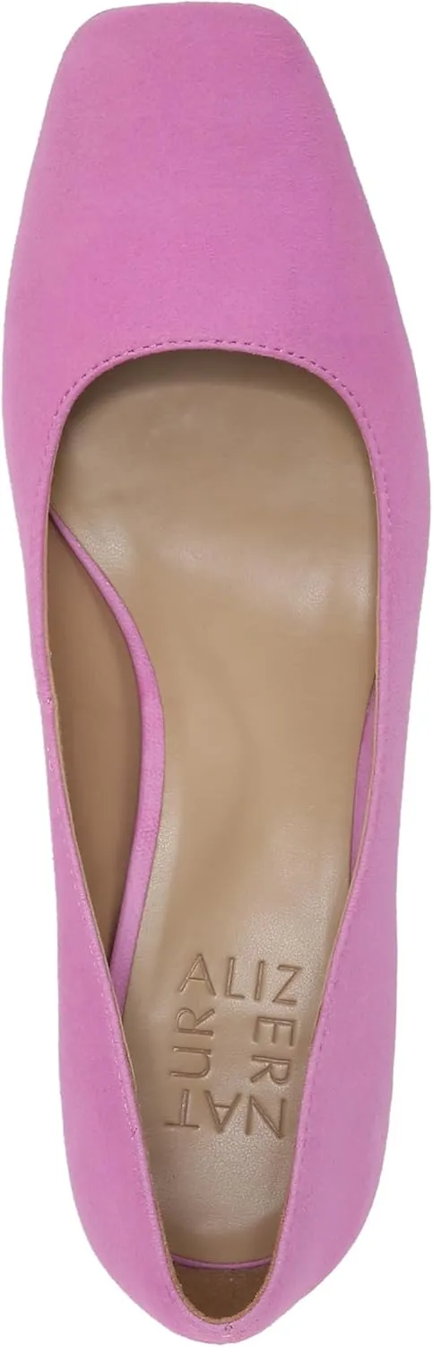 Naturalizer Women's Karina Low Block Heel Square Toe Pump