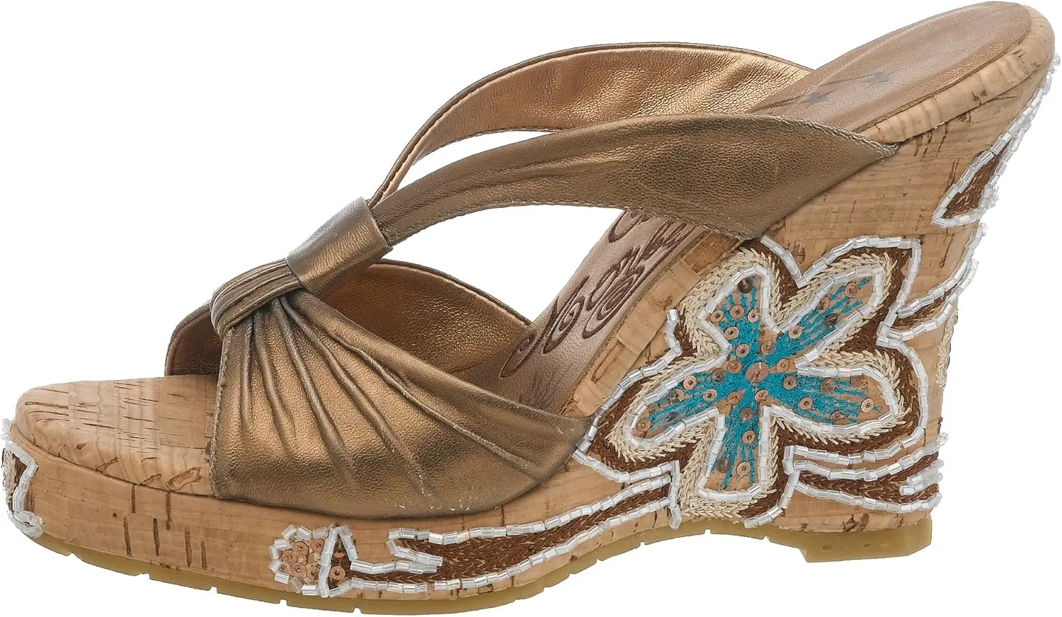 Naughty Monkey Women's All Night Wedge Sandal