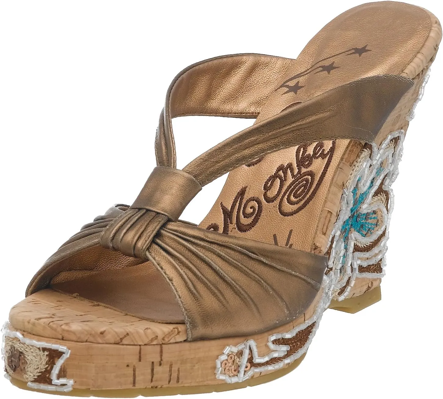 Naughty Monkey Women's All Night Wedge Sandal
