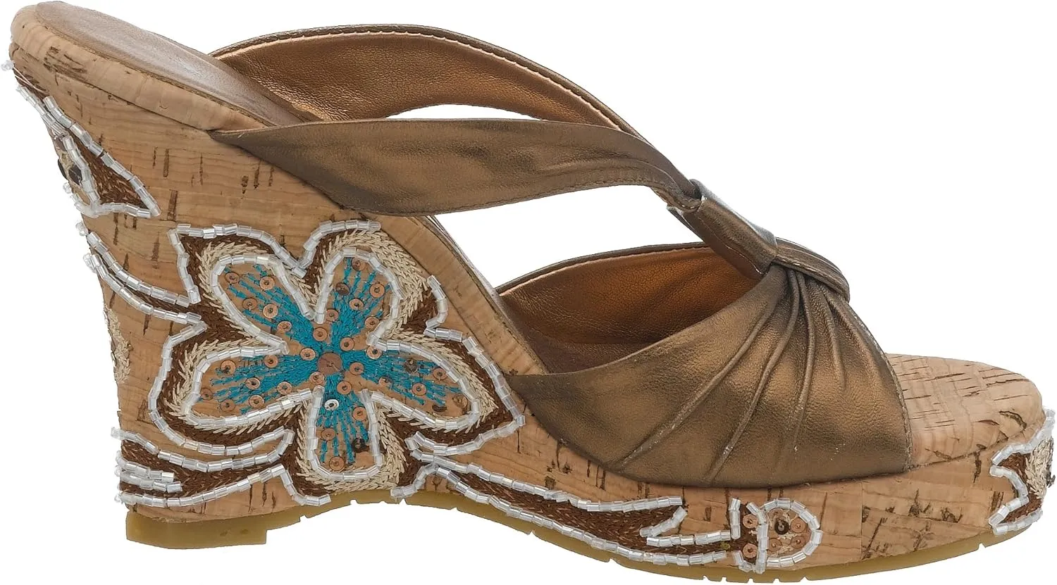 Naughty Monkey Women's All Night Wedge Sandal