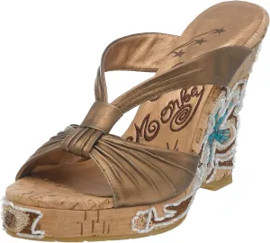 Naughty Monkey Women's All Night Wedge Sandal