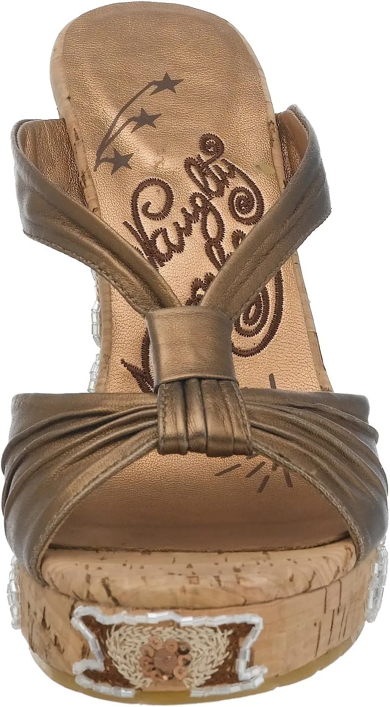 Naughty Monkey Women's All Night Wedge Sandal