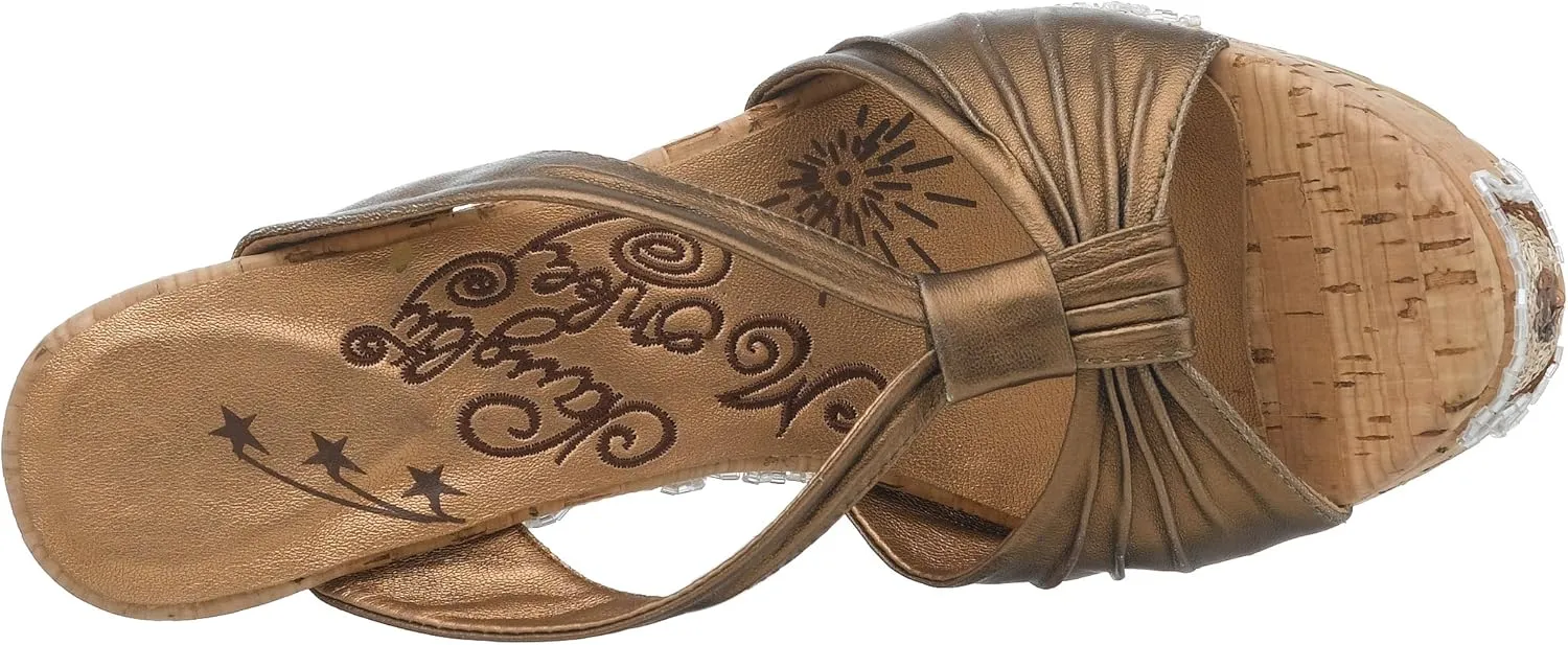 Naughty Monkey Women's All Night Wedge Sandal