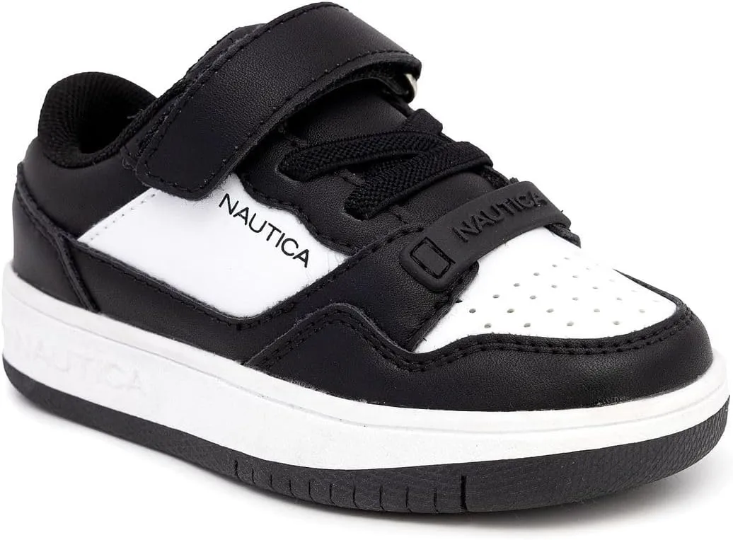 Nautica Kids Adjustable Strap Shoes | Comfortable Casual Sneakers for Boys and Girls, Toddlers & Little Kids