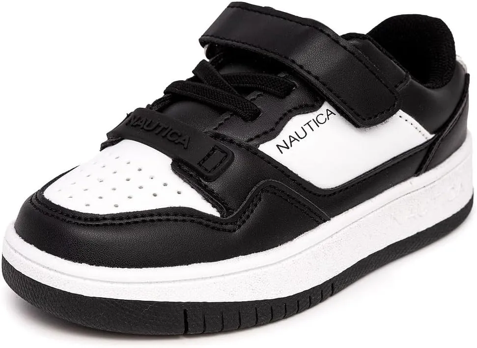 Nautica Kids Adjustable Strap Shoes | Comfortable Casual Sneakers for Boys and Girls, Toddlers & Little Kids