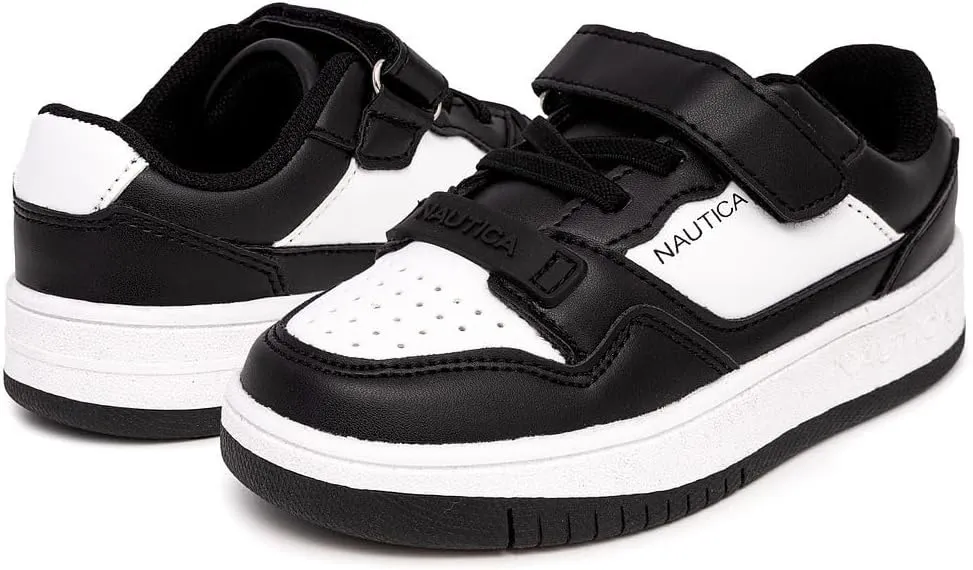 Nautica Kids Adjustable Strap Shoes | Comfortable Casual Sneakers for Boys and Girls, Toddlers & Little Kids