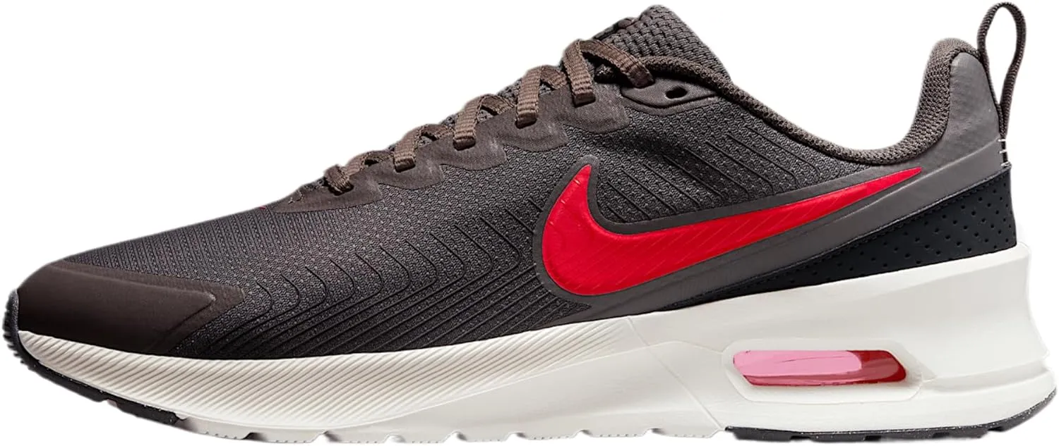 Nike Air Max Nuaxis Men's Shoes (FD4329-200, Cave Stone/Flat Pewter/Dark Smoke Grey/Bright Crimson)