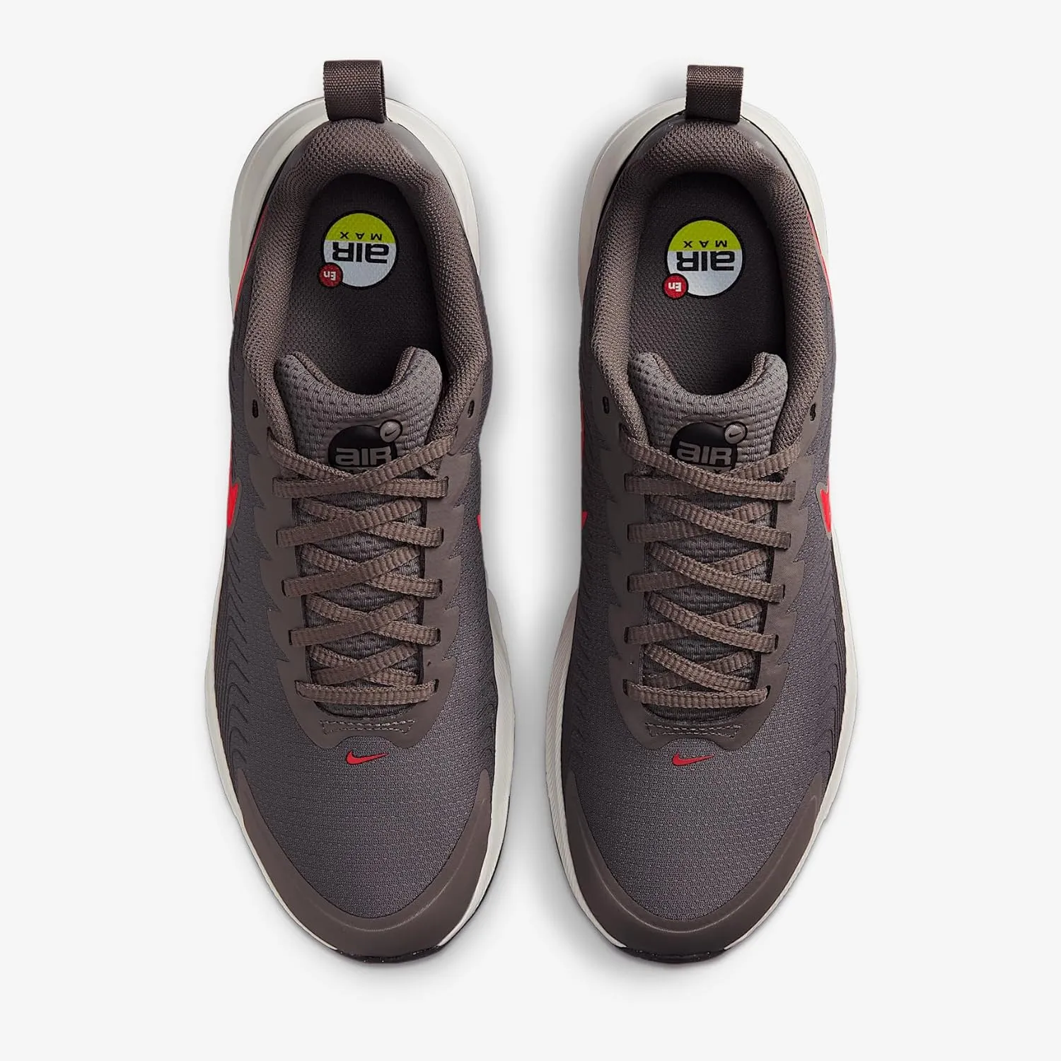 Nike Air Max Nuaxis Men's Shoes (FD4329-200, Cave Stone/Flat Pewter/Dark Smoke Grey/Bright Crimson)