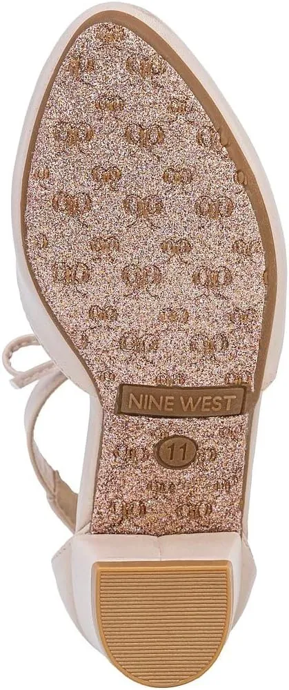 Nine West Girls Sandals Low Heel Dress Pump Ankle Strap Closed Toe Wedding Party for Big Kids & Little Kids