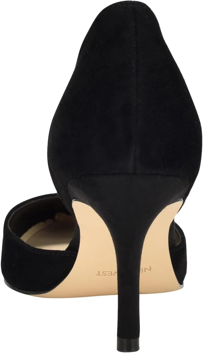 Nine West Women's Mence Stiletto Slip-On Pointy Toe Pump