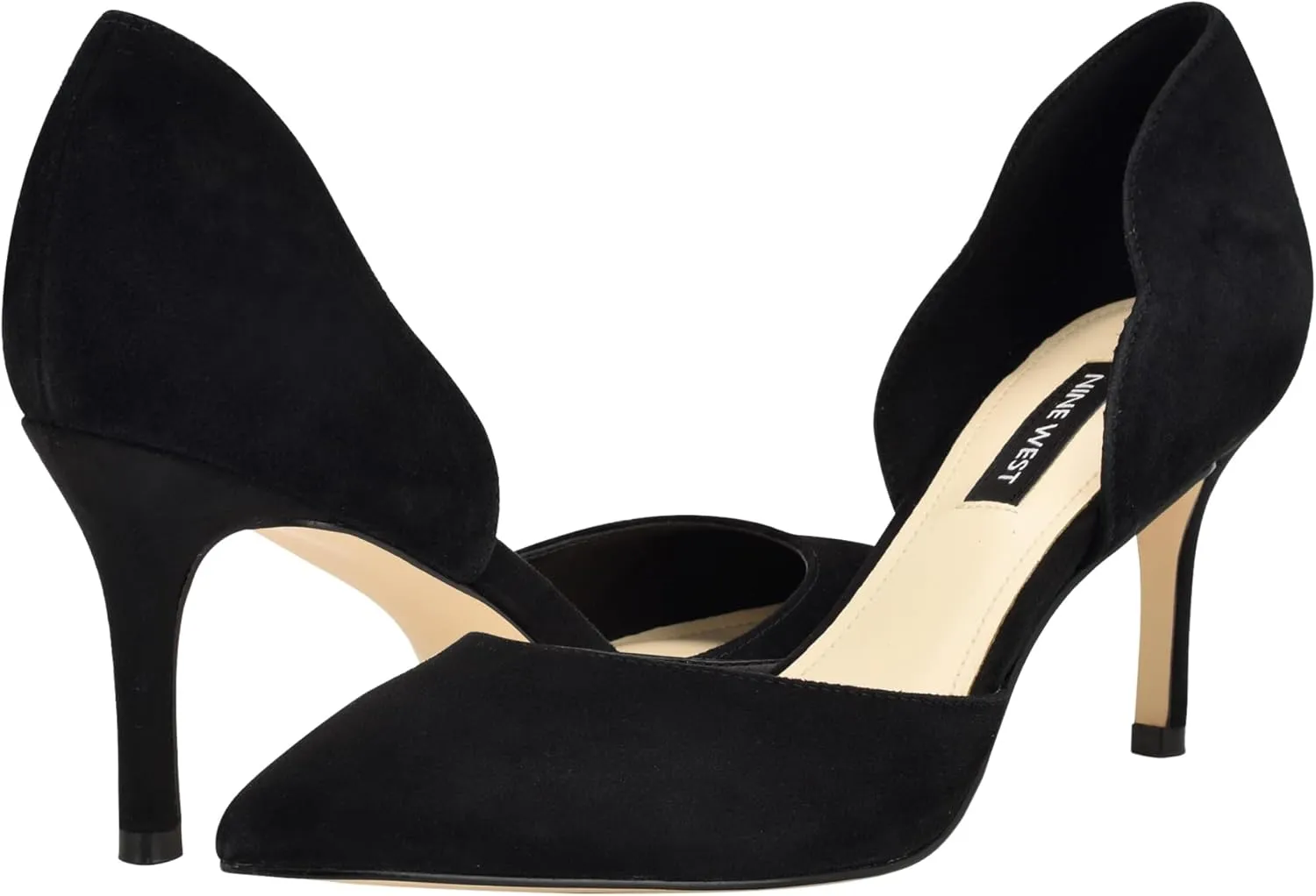 Nine West Women's Mence Stiletto Slip-On Pointy Toe Pump