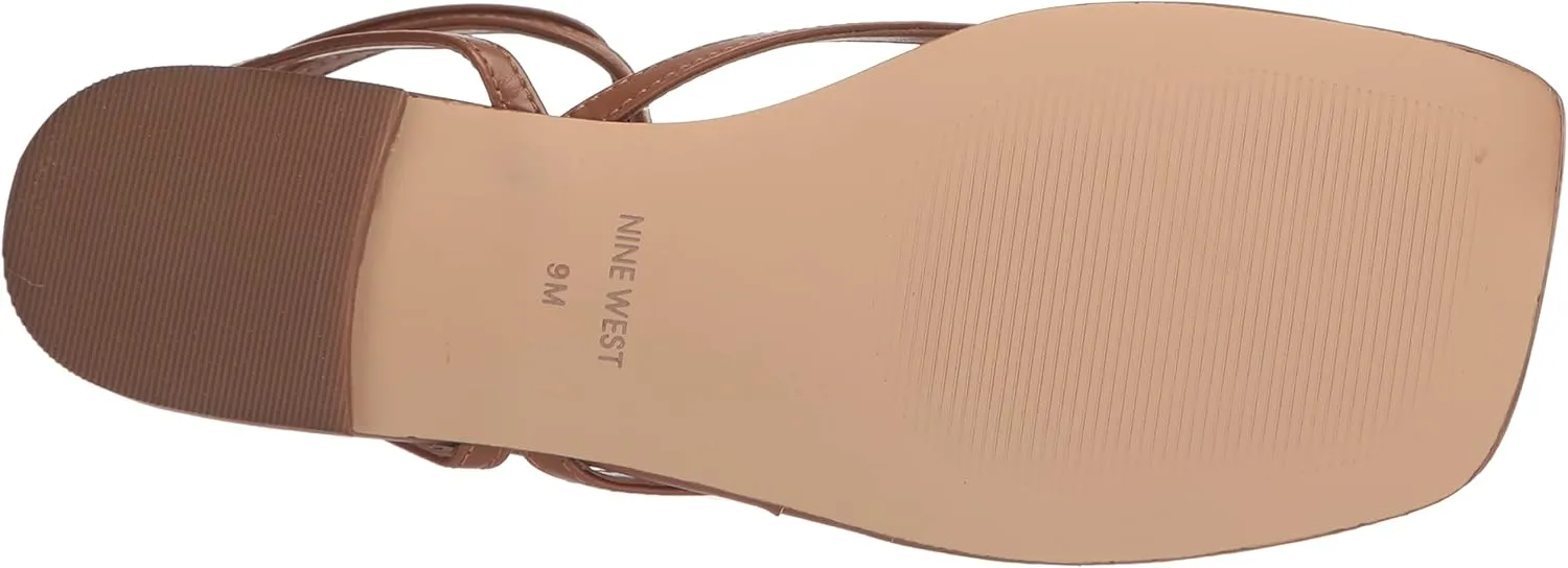 Nine West Women's Nelson Ankle Wrap Flat Sandal