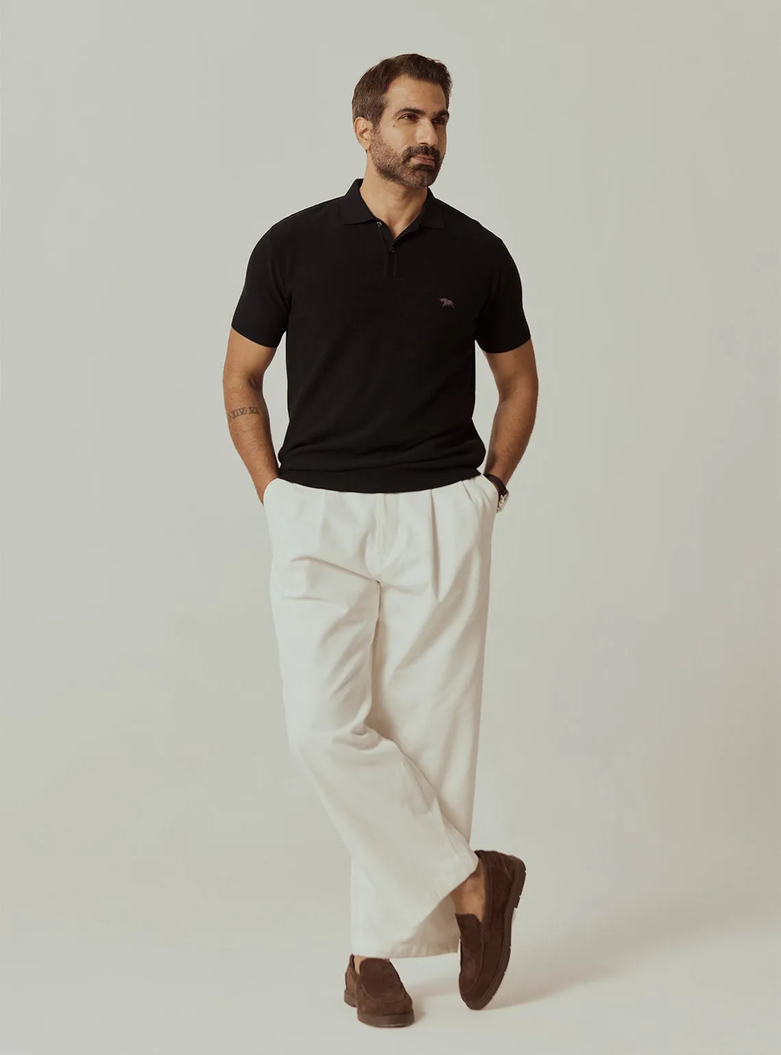 Obsidian Cotton Polo