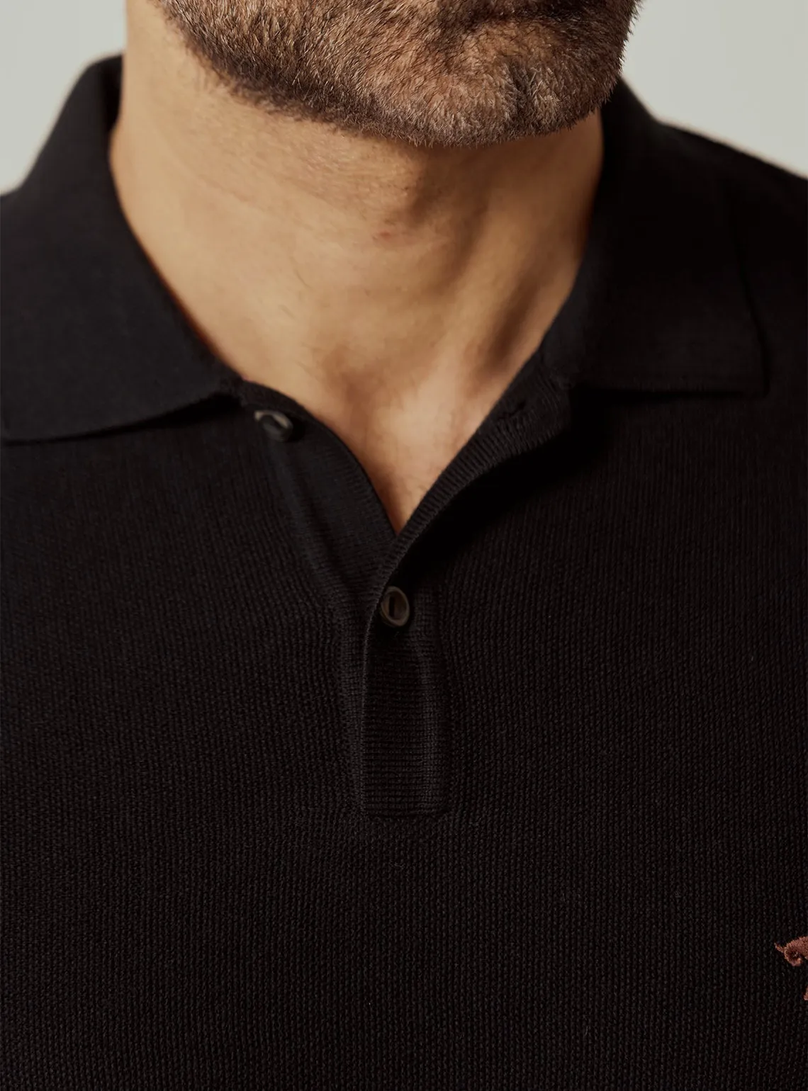 Obsidian Cotton Polo