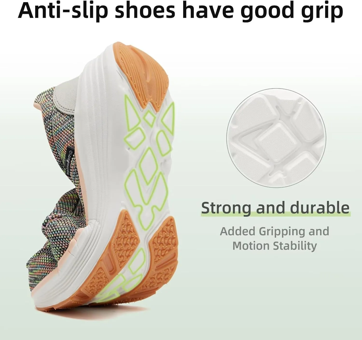 OrthoComfoot Women's Orthopedic Comfortable Walking Shoes, Casual Arch Support Slip-On Shoes for Plantar Fasciitis, Breathable Orthotic Loafers for Foot and Heel Pain Relief