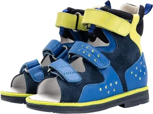 Orthopedic Corrective sandals for Boys and Girls, Children's Open-toe Summer Shoes for Toddlers Flat Feet, High Back with Ankle Support, Non-slip Soles