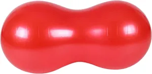 Peanut Ball 35x18 Inch PVC Inflatable Yoga Ball for Pregnancy with Pump Anti Burst Safe Fitness Equipment for Home Gym Exercise Yoga for Pregnancy