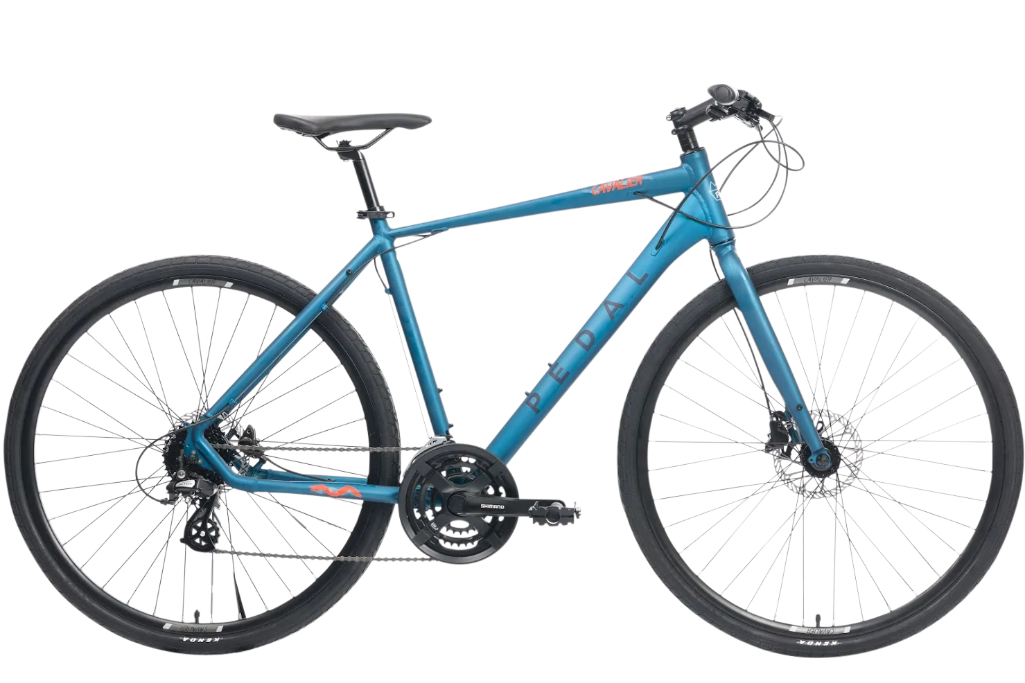 Pedal Cavalier 2 HD Flat Bar Road Bike Marine Blue