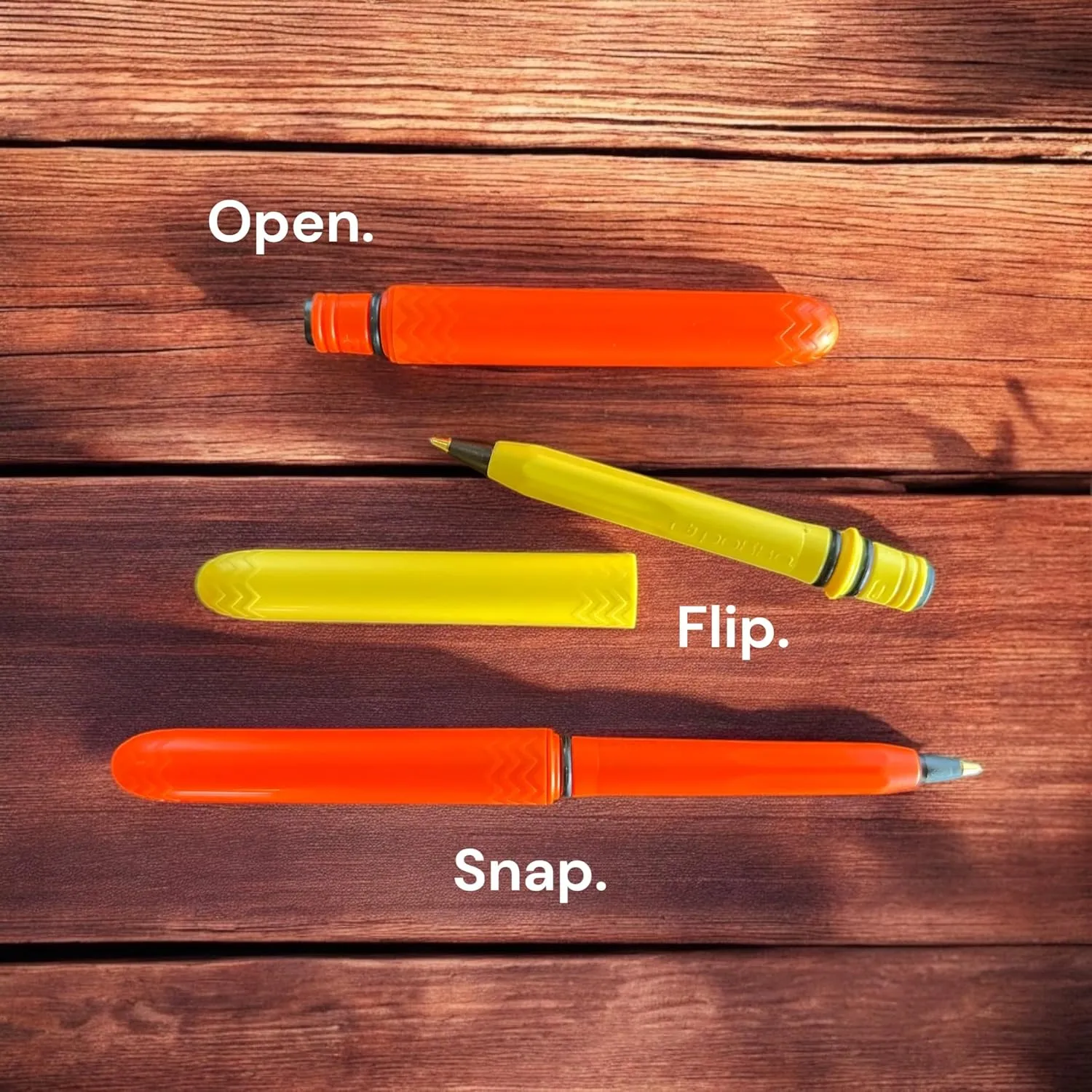 Pen - the USA Made Pocket Pen – 8 Pack – compact, affordable, lightweight, EDC black ink ballpoint pen – waterproof and floats – carries small, writes big (Flat Dark Earth)