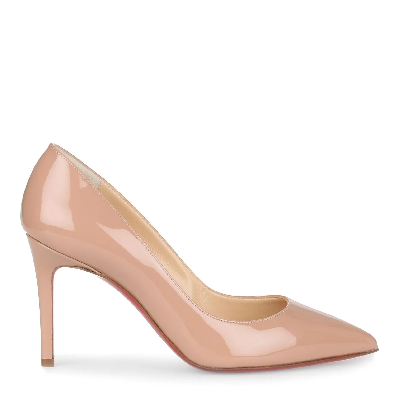 Pigalle 85 nude patent pump