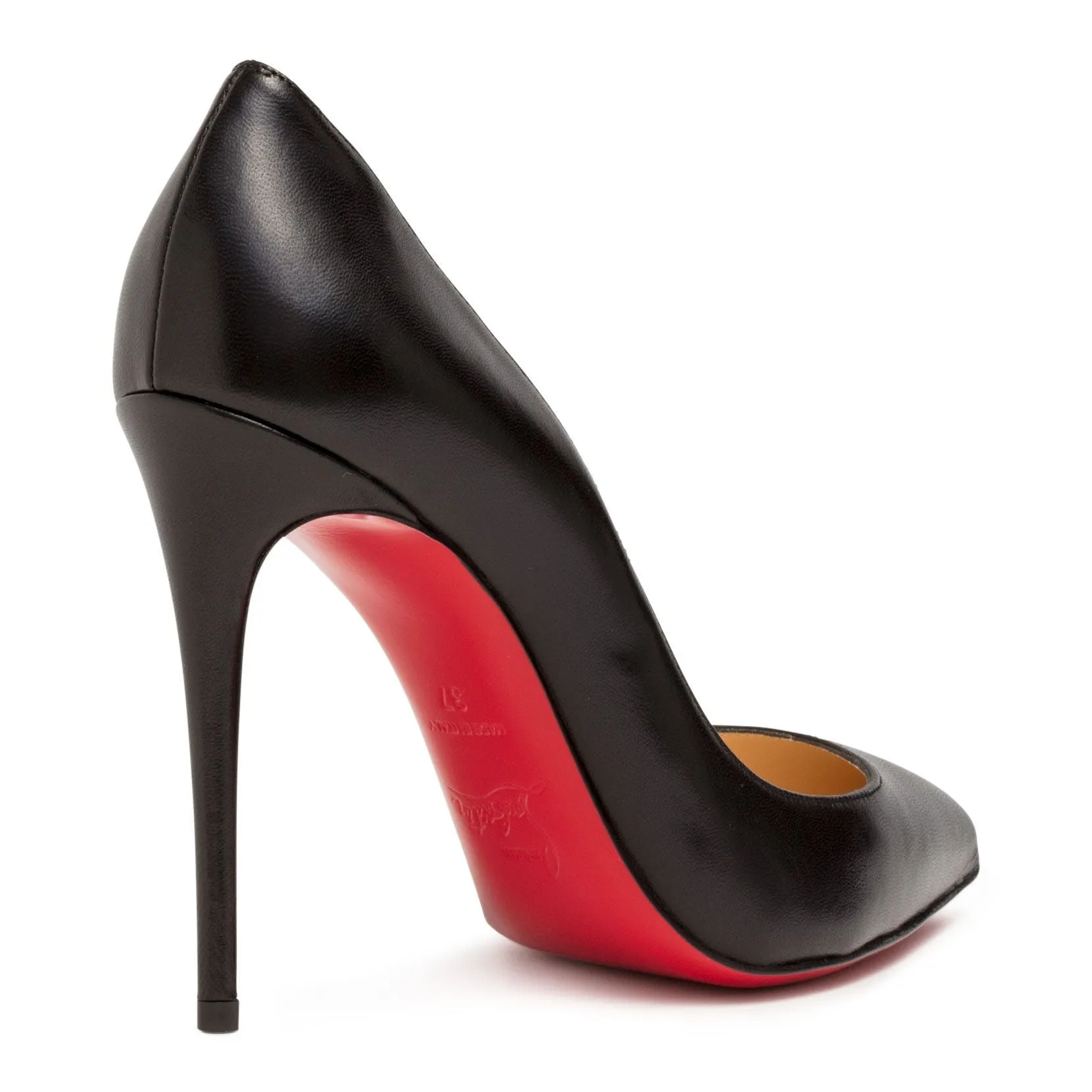 Pigalle Follies 100 black leather pumps