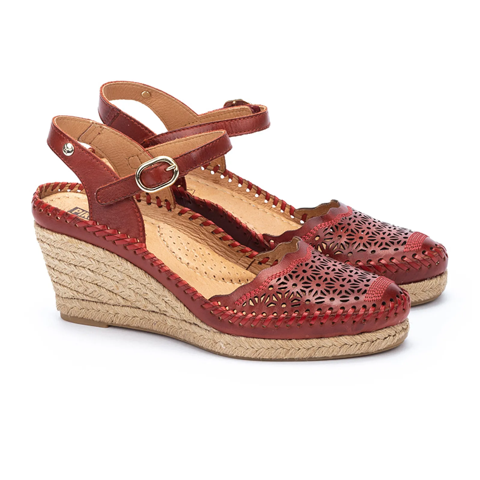 Pikolinos Vila W9Y-1508 Wedge Sandal (Women) - Sandia Leather