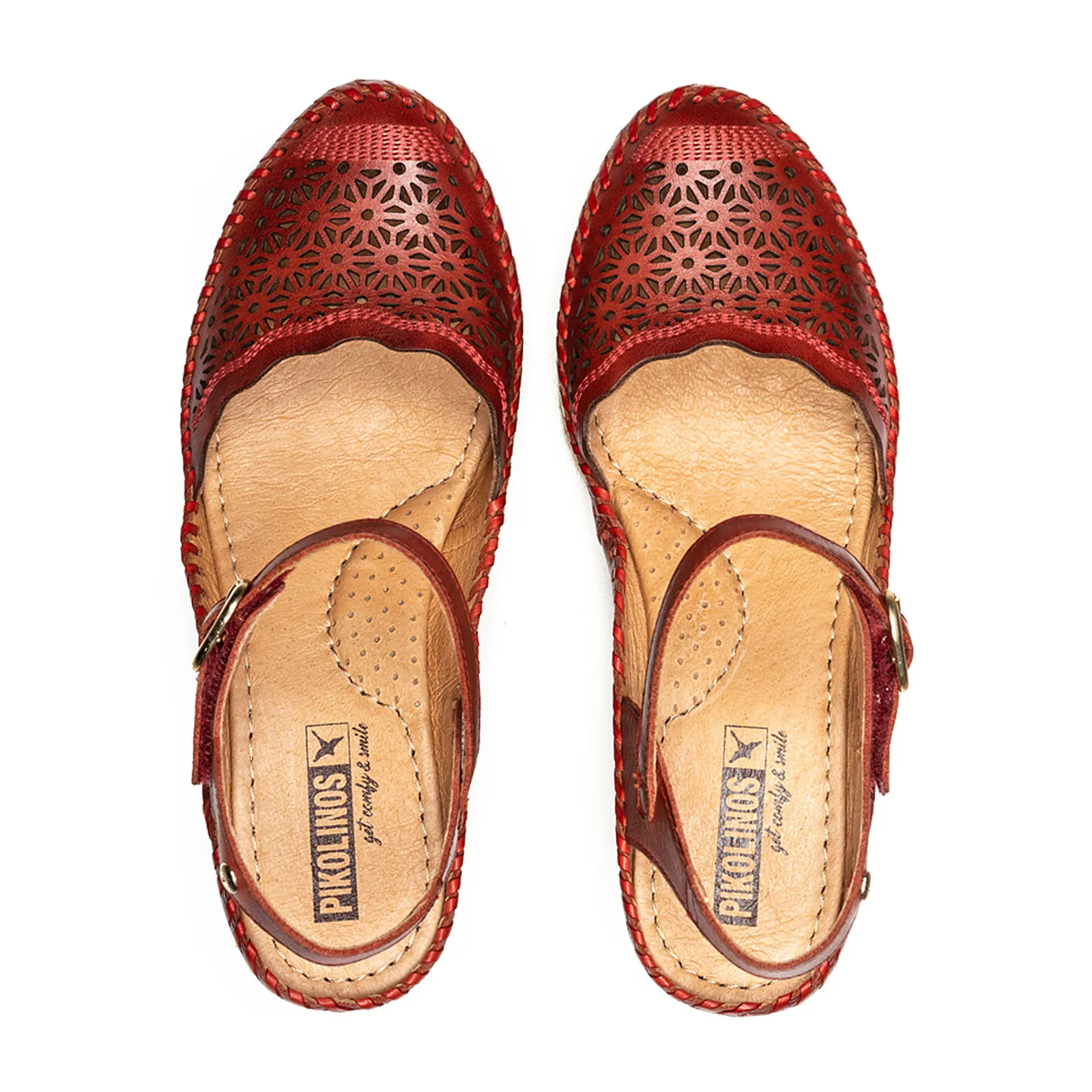 Pikolinos Vila W9Y-1508 Wedge Sandal (Women) - Sandia Leather