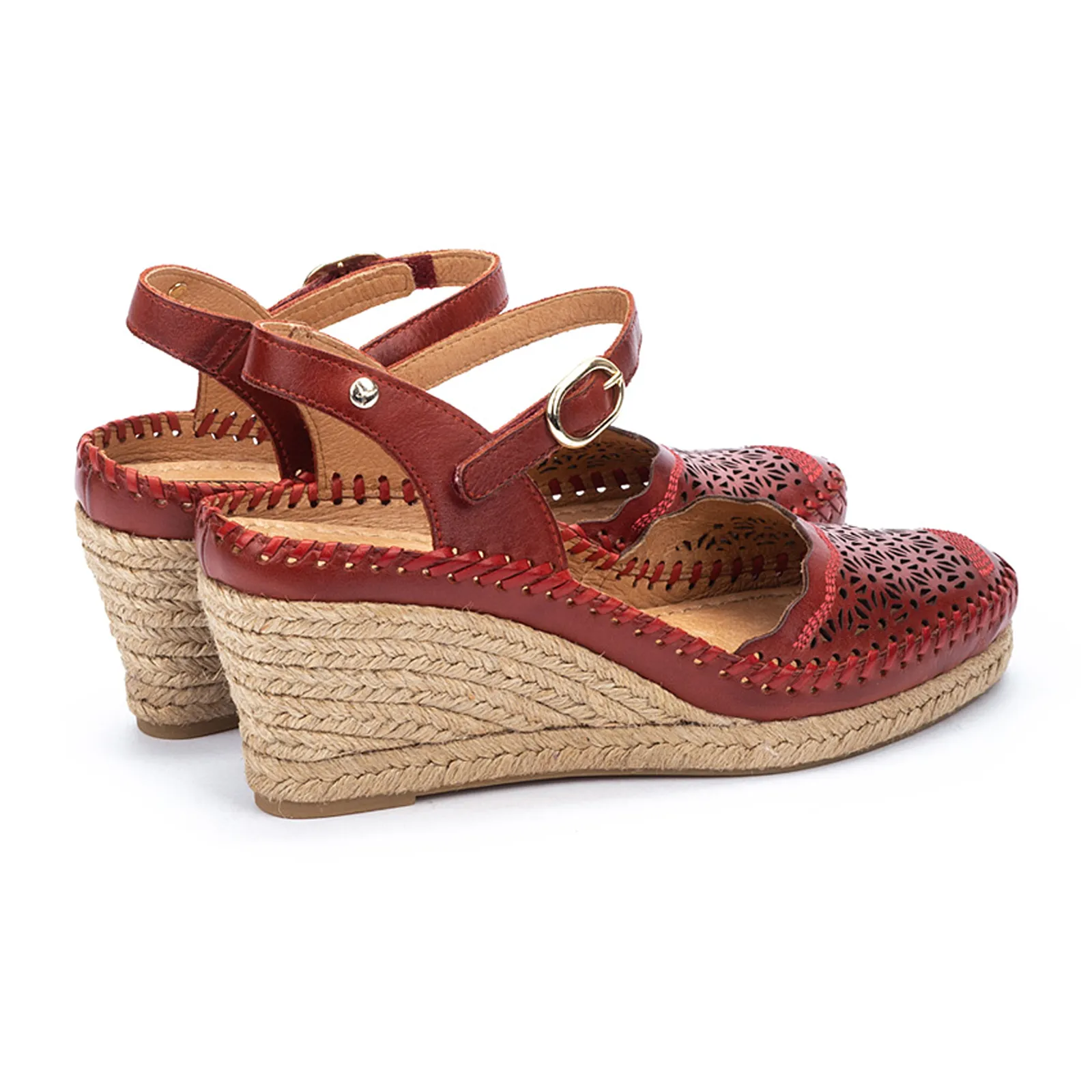 Pikolinos Vila W9Y-1508 Wedge Sandal (Women) - Sandia Leather