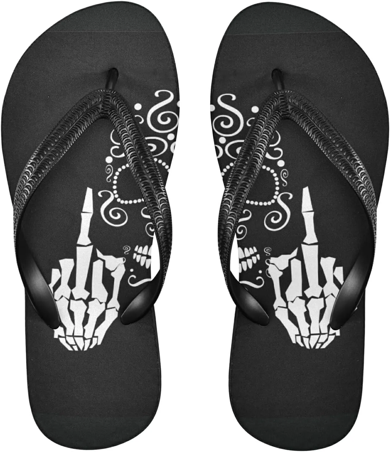 Poeticcity Flip Sandal Men Women Flip Flops for Hotel Spa Home Slippers Bedroom Travel S-XXL