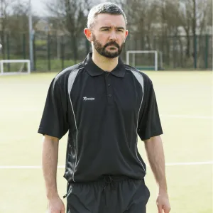 Precision Ref Polo Shirt - Black/Silver