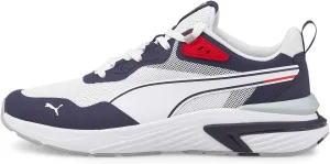 PUMA Men's Supertec Lace Up Fashion Sneaker Wht/Red 9 Medium US