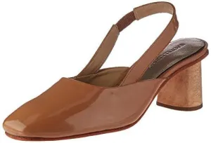 Rachel Comey Ray Slide Pump, Toffee Patent, 9.5 M Us