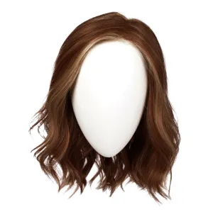 Raquel Welch Simmer Elite Layered Shoulder Length Wig With Lightweight Hand-Tied Base, Average Cap - RL10/12 Sunlit Chestnut