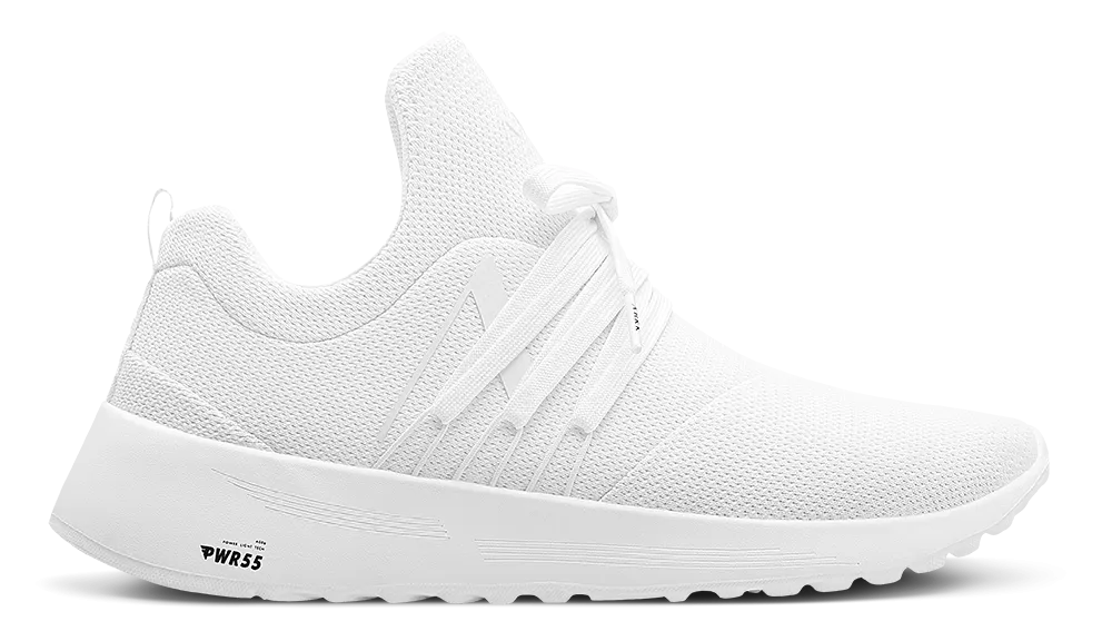 Raven Mesh PET 2.0 PWR55 | Triple White | Men