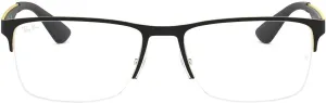 Ray-Ban Rx6335 Rectangular Prescription Eyeglass Frames