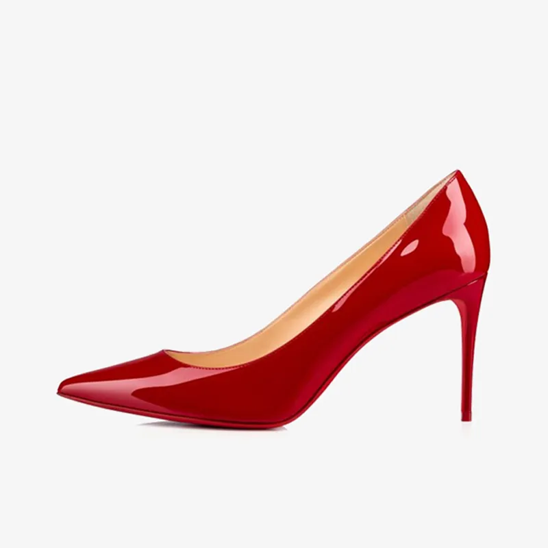 Red Patent Leather Pumps