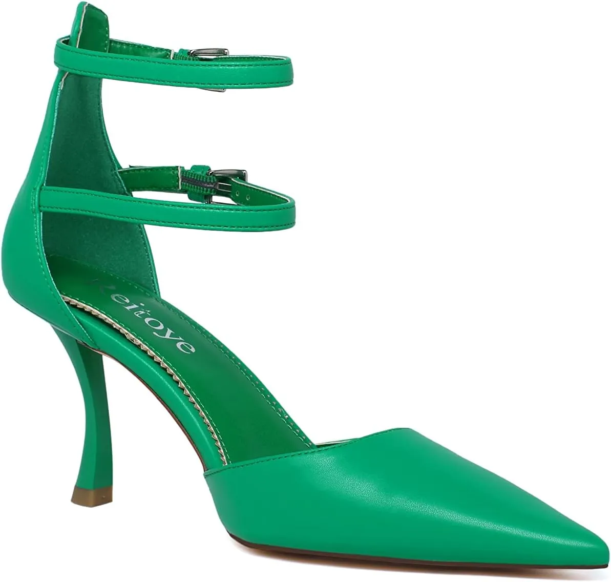 Reitoye Women's Stiletto High Heel Pumps Sexy Pointed Toe Dress Pump Heels