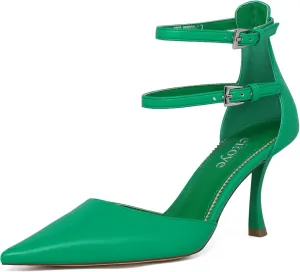 Reitoye Women's Stiletto High Heel Pumps Sexy Pointed Toe Dress Pump Heels