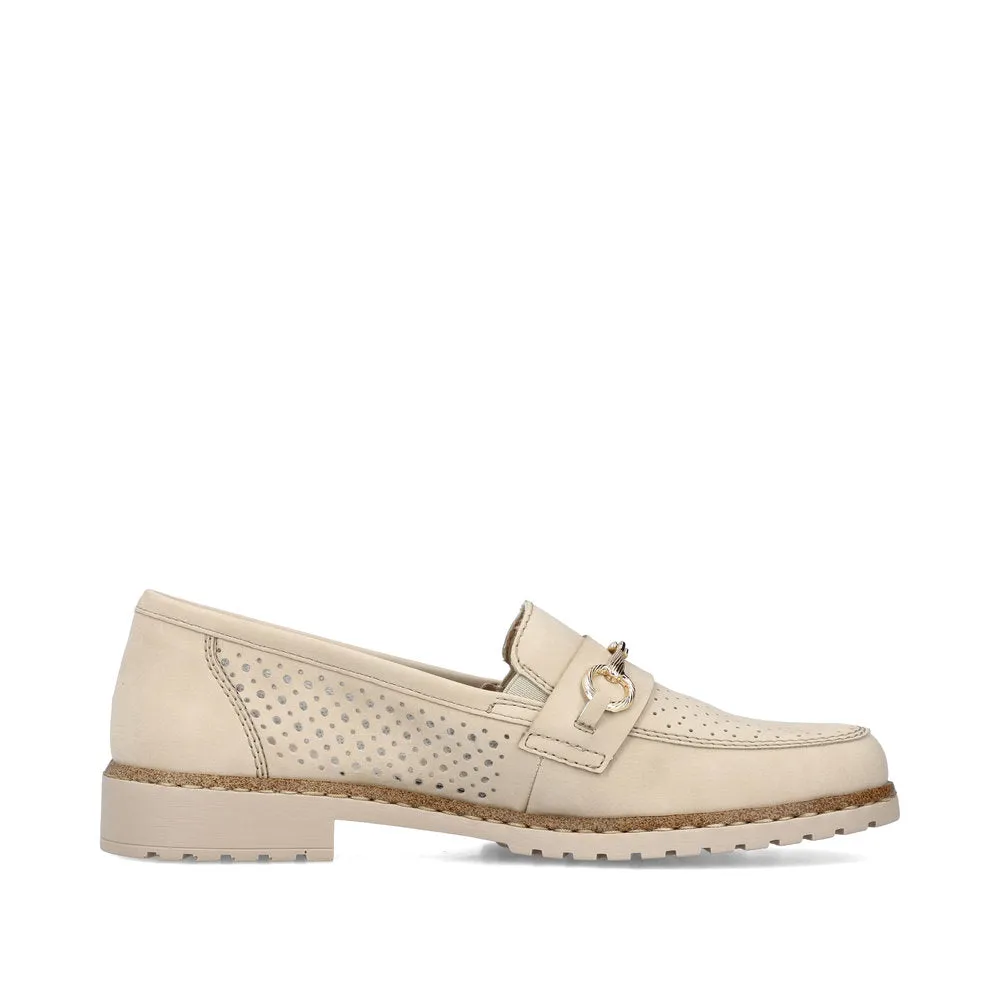 RIEKER - 51865-60 FLAT LOAFER - BEIGE
