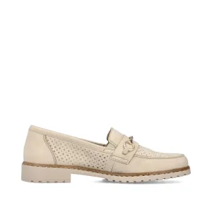 RIEKER - 51865-60 FLAT LOAFER - BEIGE