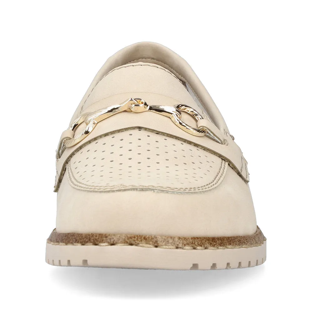 RIEKER - 51865-60 FLAT LOAFER - BEIGE