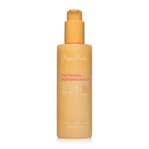 Rizos Curls Multivitamin Leave-In Heat Protection Up to 450°F - Vitamin E & Argan Oil Strengthen, Repair & Add Shine to Straight, Wavy, Curly, Coily, Kinky Hair Types Sulfate & Paraben Free