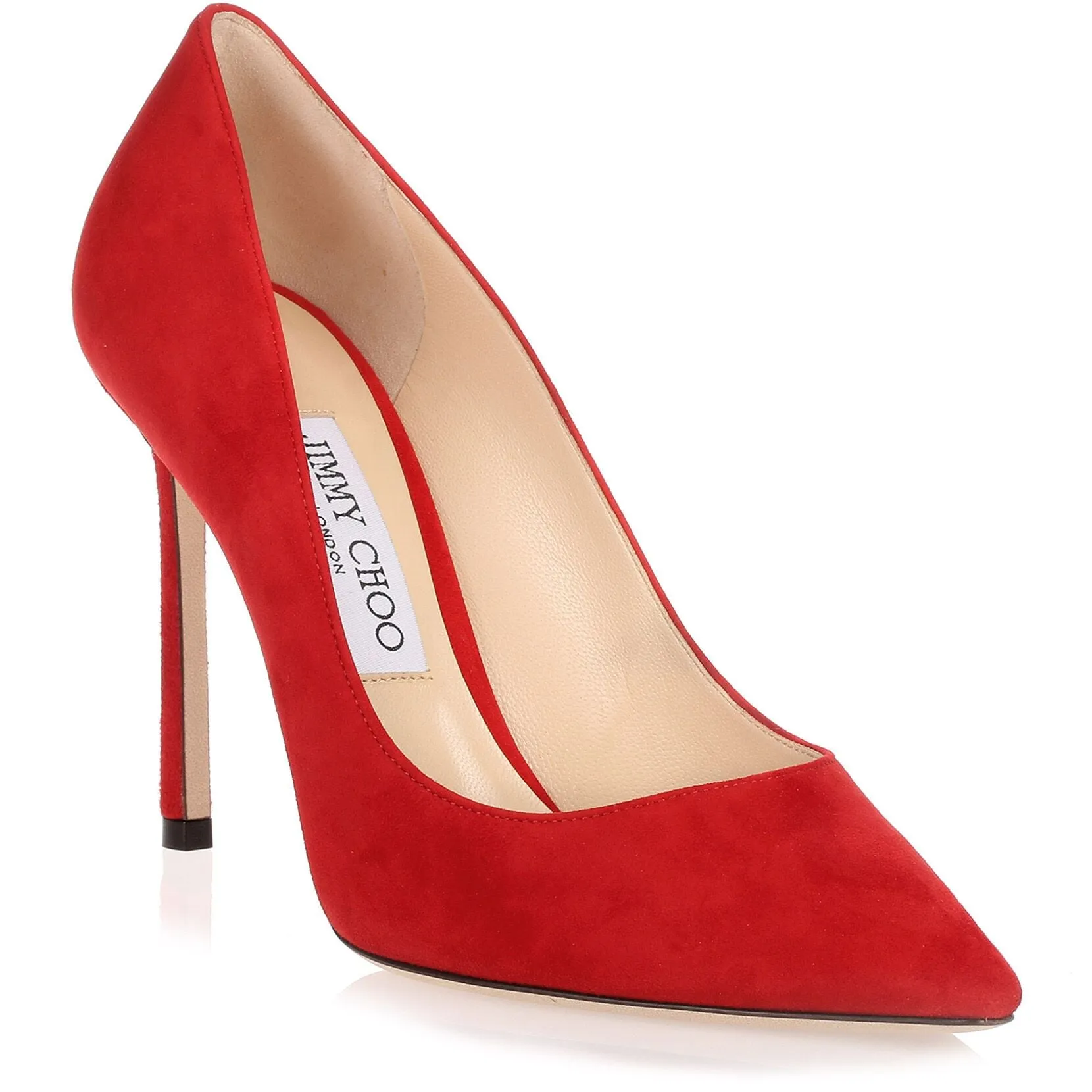 Romy 100 red suede pump